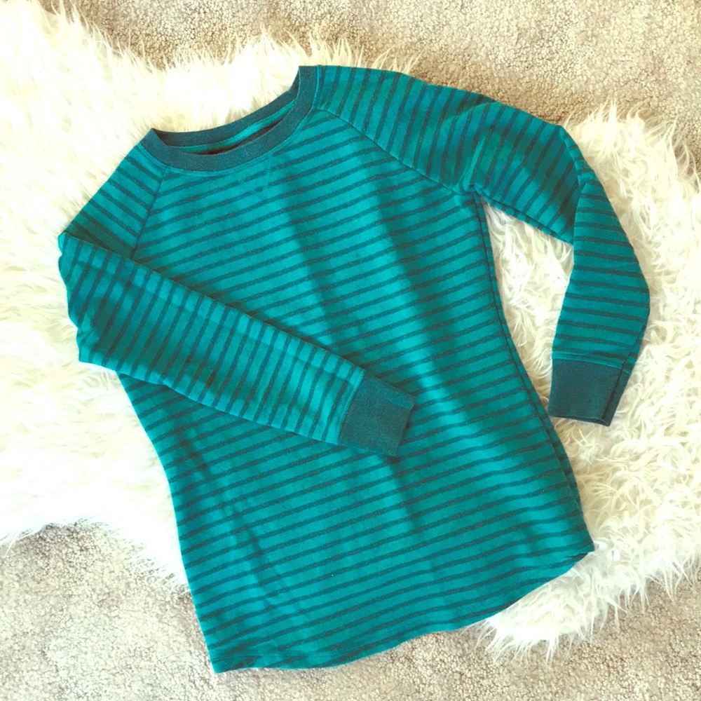 Striped Raglan Sweatshirt